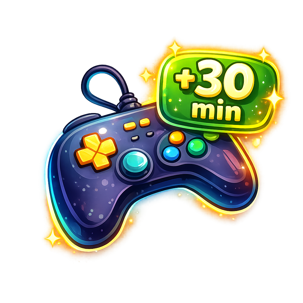 +30 min de videogame